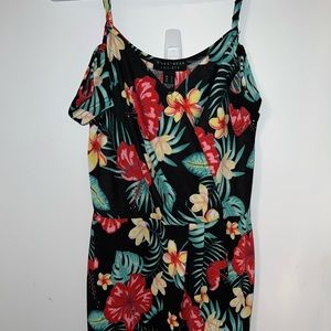 streetwear society floral dress with straps